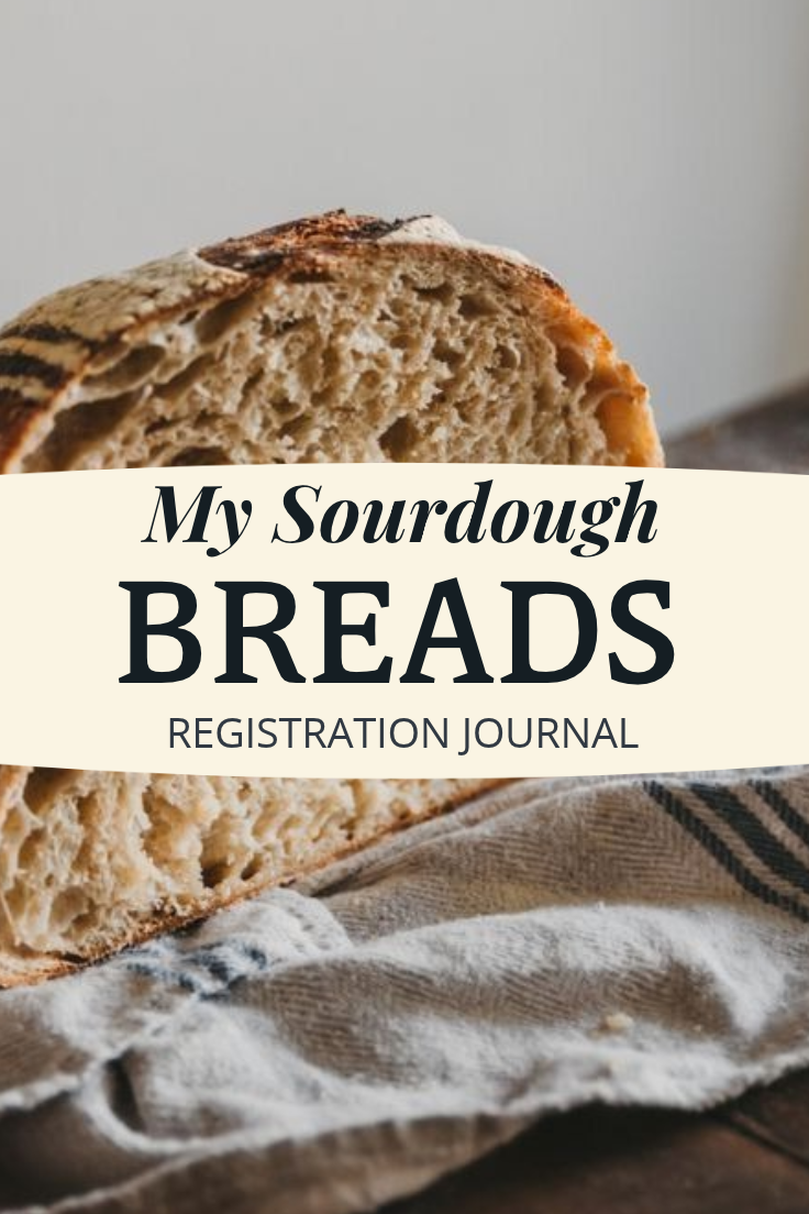 Cover of the sourdough bread journal